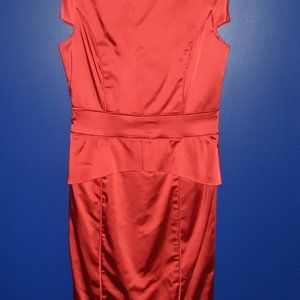 Tristan Red Satin Formal Dress